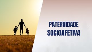 Paternidade socioafetiva [upl. by Alrick]