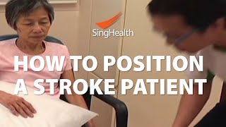 How To Position A Stroke Patient [upl. by Anad]