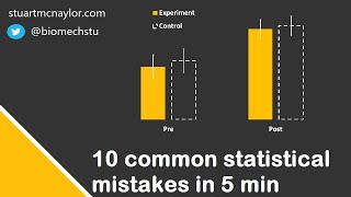 Ten Statistical Mistakes in 5 Min [upl. by Eglantine]