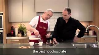 How to make a hot chocolate using an aerolatte milk frother [upl. by Glavin199]